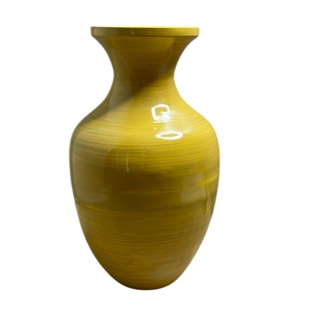 MARQUISE Painted Yellow Vase